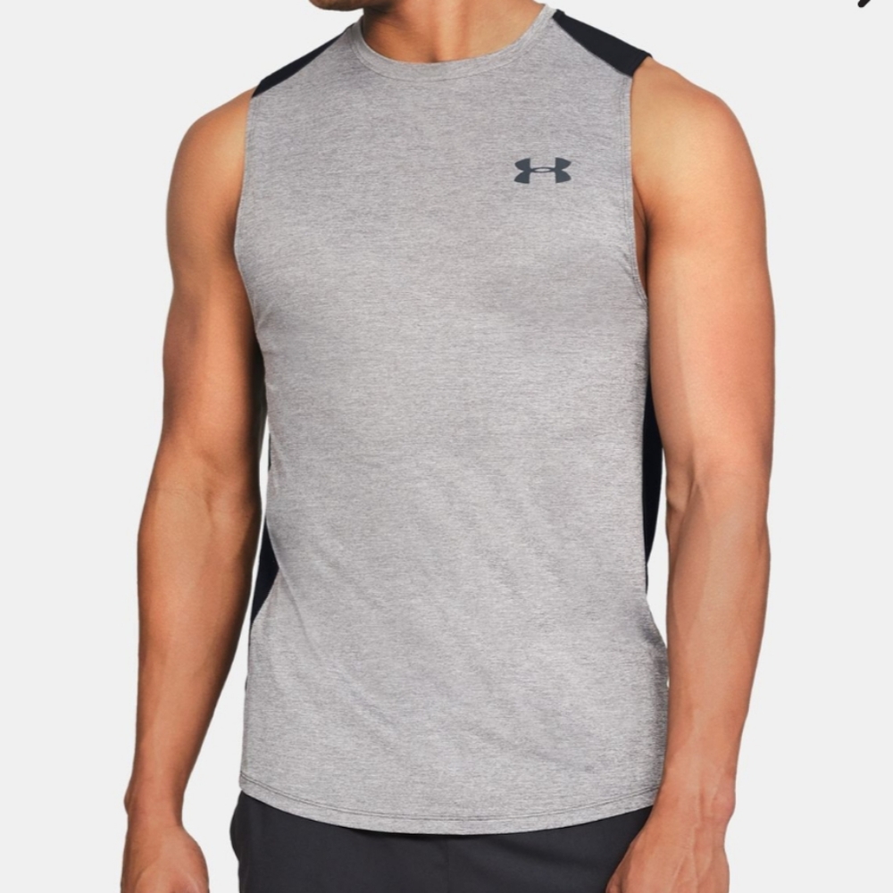 NWOT Under Armour black and grey tank